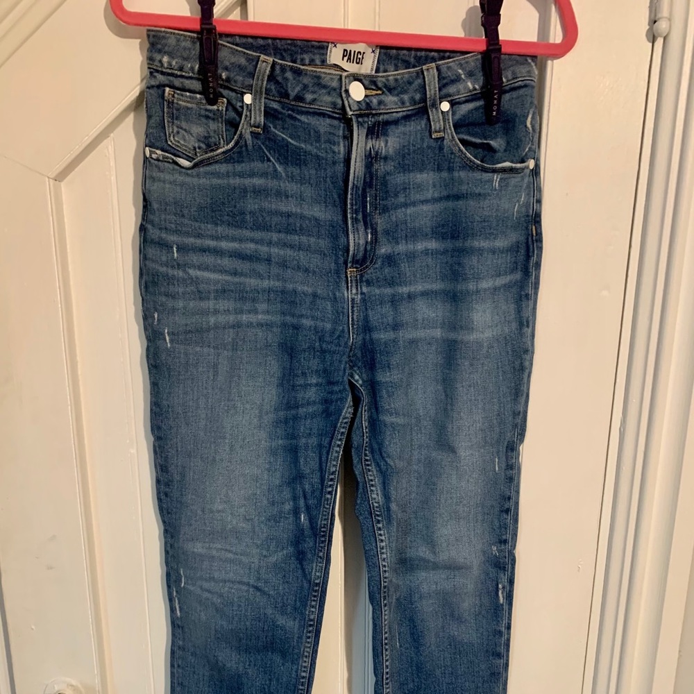 Paige blue jeans skinny leg - Picture 2 of 5